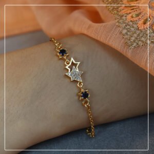 Tara Bracelet Minimal Star Design Stone Bracelet for Everyday Wear Pinak Jewel