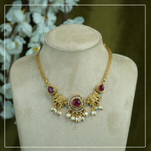 Gajika Elephant Choker Set  by Pinak Jewel | Divine Festive Collection