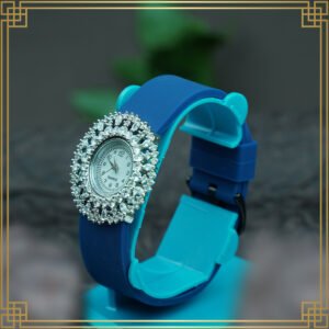 Navy Blue Women'S Dial Analog Round Watch