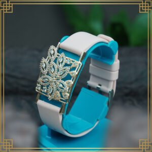 Pink Wrist Watch Style Rose Gold Plated Bracelet - Perfect Gift For Her