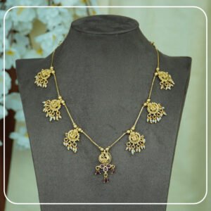 Royal Peacock necklace by Pinak Jewel
