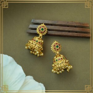 Multicolor Alloy Premium long Earring &Necklace Combo Set| South Indian Jewellery