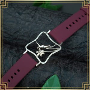 Red Wrist Watch Style Rose Gold Plated Bracelet – Perfect Gift For Her