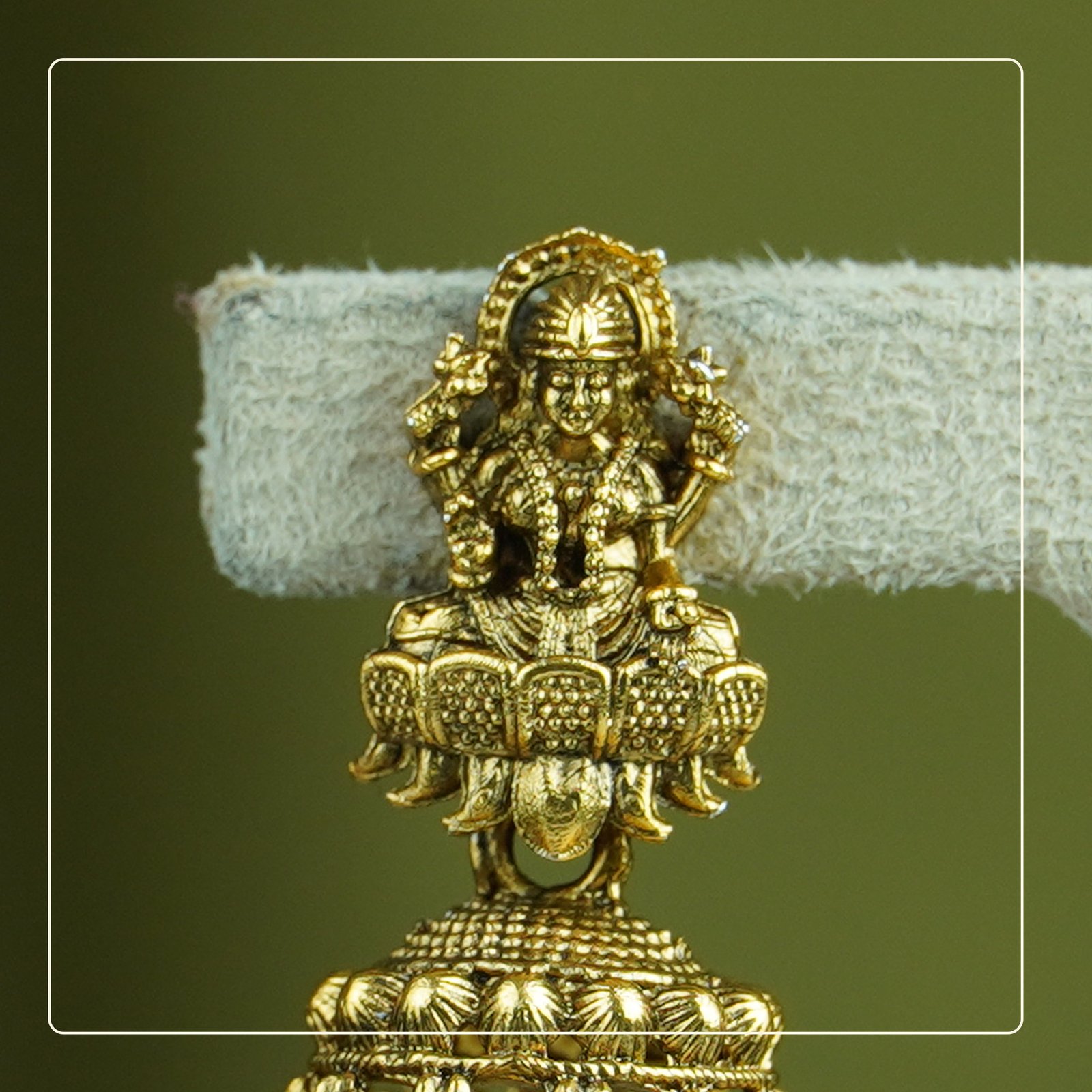 PL7M4AgK_XX9YNIULZ8_2025-09-30_2.jpg Janvika Jhumka | Small Temple Earrings with Lakshmi Motif