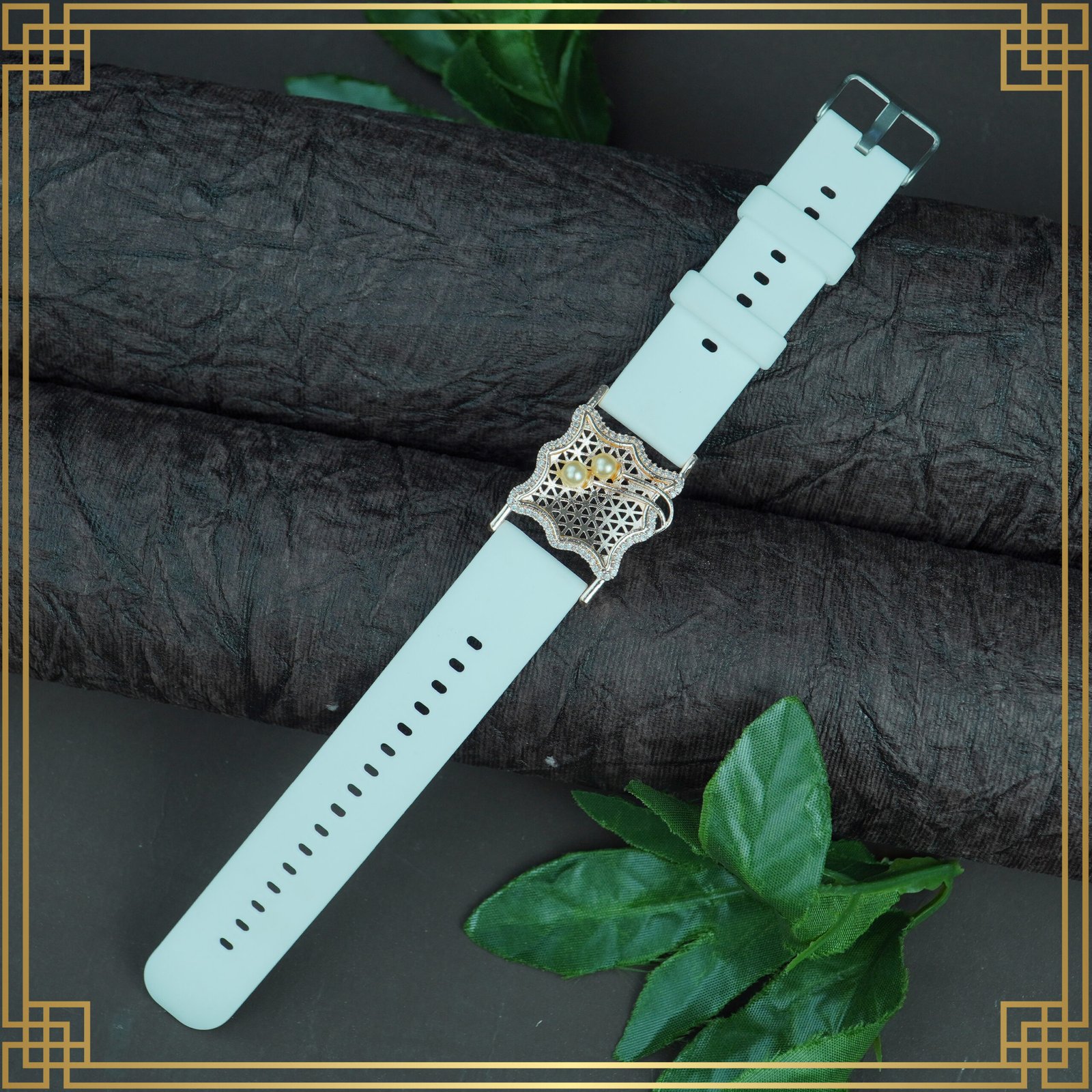 S6cR_Mt__3FIDJJAF6X_2025-01-07_2.jpg Sky Blue Wrist Watch Style Rose Gold Plated Bracelet – Perfect Gift For Her
