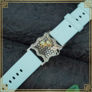 Sky Blue Wrist Watch Style Rose Gold Plated Bracelet – Perfect Gift For Her