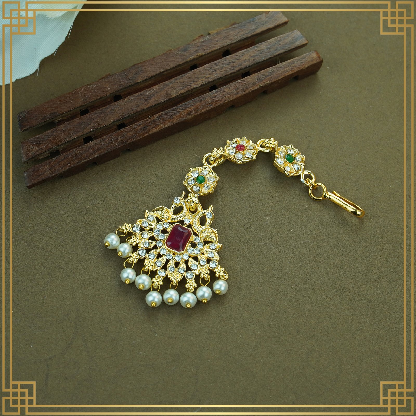 SHs0Q1Xa_W7HI1PJXLC_2024-12-09_6.jpg Antique Gold Plated Temple Jewellery Peacock Combo Set | South Indian Jewellery