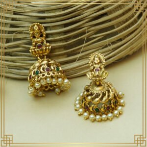 Modern Temple Long And Earrings Set | South Indian Jewellery