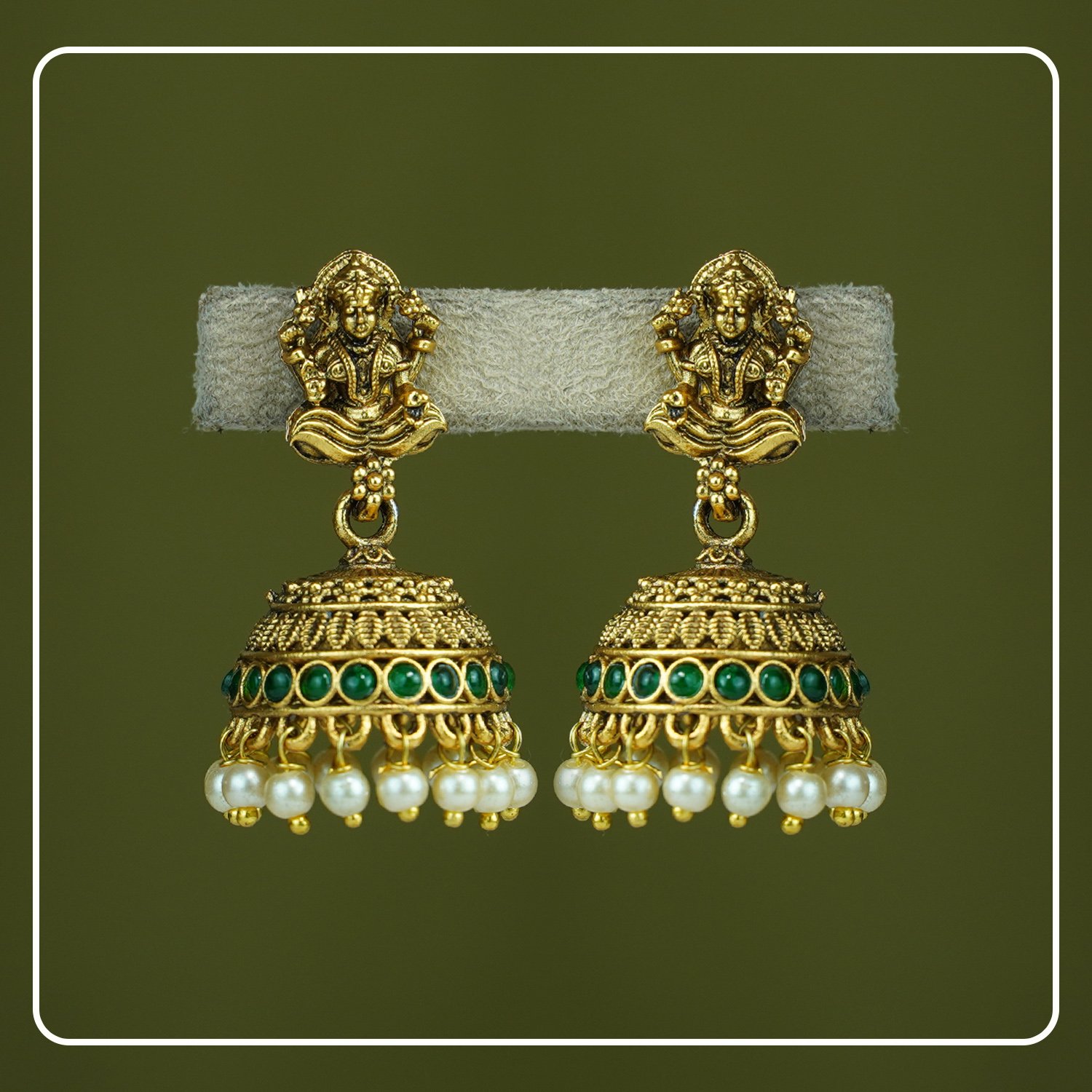 Zg_v9xQN_RQM86JBW0O_2025-10-09_3.jpg Shrivanya Antique Lakshmi Necklace | Divine Festive Collection