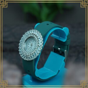 Olive Green Women'S Dial Analog Round Watch