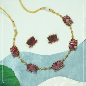 Pinak Jewel Trendy Lotus Necklace for Women