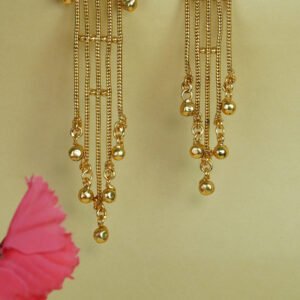 Kashmiri Floral Tassel Earrings