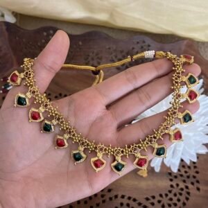 Phool Meenakari Necklace Set