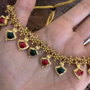 Phool Meenakari Necklace Set