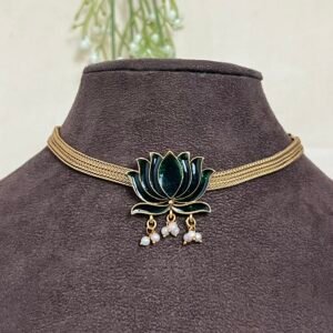 Padma Meenakari Choker Set