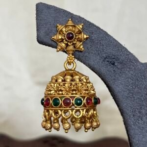 Pushpa Antique Jhumka Earrings