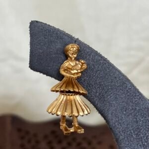 Nritya Antique Jhumka Earrings