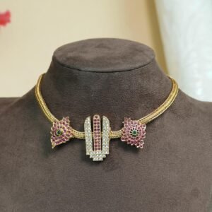Balakripa Balaji Choker Set | Kemp Stone Temple Jewellery
